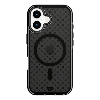 Tech21 Evo Check Case MagSafe for Apple iPhone 16 - Smokey/Black