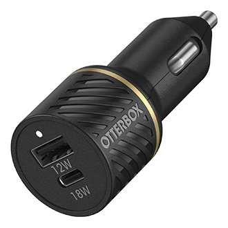 OtterBox Car Charger Dual 30W USB-C - Black