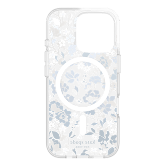 kate spade iPhone16Plusケース Flowerbed Blue MagSafe kate spade new york Flowerbed Blue MagSafe - iPhone 16