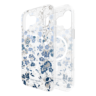 Kate Spade New York Case with MagSafe for iPhone 17 Pro Max - Flowerbed Blue