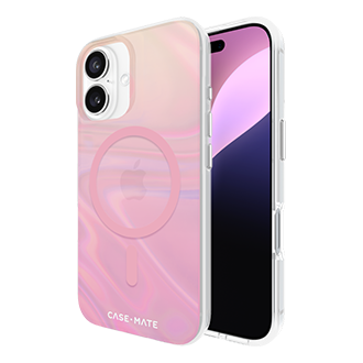 Case-Mate Case with MagSafe for Apple iPhone 16 - Peach Bubble