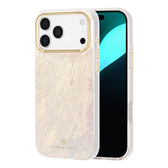 Kendra Scott Mother of Pearl Case w/ MagSafe for iPhone 17 Pro  - Cream Agate
