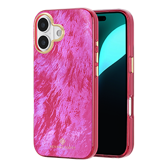 Kendra Scott Mother of Pearl Case w/ MagSafe for iPhone 17  - Raspberry