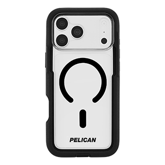 Pelican Voyager MagSafe Case w/ Holster for iPhone 18 Pro/17 Pro - Clear/Black
