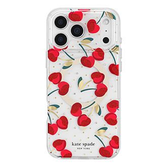 Kate Spade NY MagSafe Case for Apple iPhone 18 Pro/17 Pro - Cherry Dot