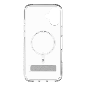 ZAGG Crystal Palace Snap Case with Kickstand MagSafe for iPhone 16 Plus - Clear