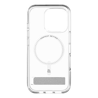 ZAGG Crystal Palace Snap Case with Kickstand MagSafe for iPhone 16 Pro - Clear