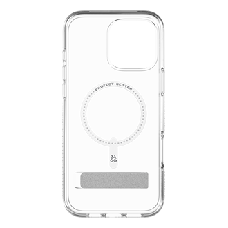 ZAGG Crystal Palace Snap Case w/ Kickstand MagSafe for iPhone 16 Pro Max - Clear