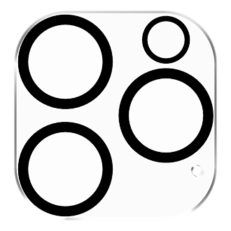 ZAGG Glass Elite Camera Protector for Apple iPhone 16 Pro/16 Pro Max - Clear