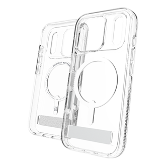 ZAGG Crystal Palace Case with Kickstand and MagSafe for iPhone 17 Pro - Clear