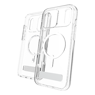 ZAGG Crystal Palace Case w/ Kickstand and MagSafe for iPhone 17 Pro Max - Clear