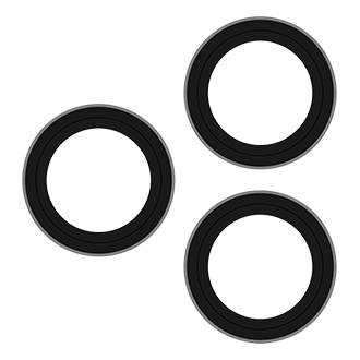 ZAGG Glass Camera Rings for iPhone Pro(17, 16, 15) / ProMax(17, 16, 15) - Diamnd