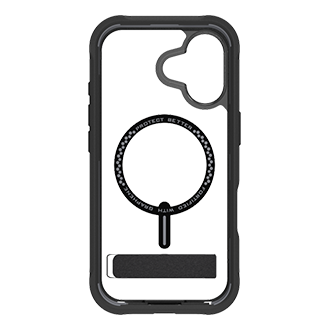 ZAGG Rainier Case w/ Kickstand and MagSafe for iPhone 17 - Black