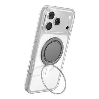 PopSockets LowPro Magnetic Grip - Gunmetal