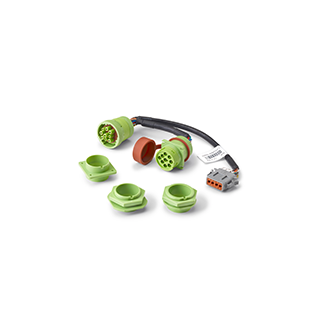 Geotab UNIV Rugged Heavy Duty T-Harness Kit IP67 - Green/Gray