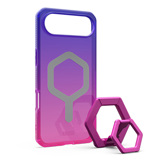 UAG MagSafe Plyo Case w/ Magnetic Ring Stand for iPhone Air - Pink/Purple