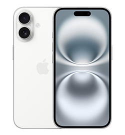 Apple - iPhone 16 - White - 256GB