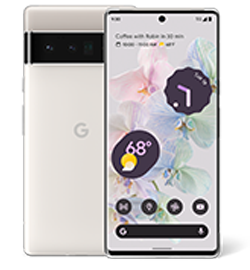 Google - Pixel 6 Pro - Cloudy White - 128GB