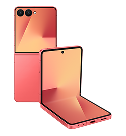 Samsung - Galaxy Z Flip7 - Coralred - 512GB